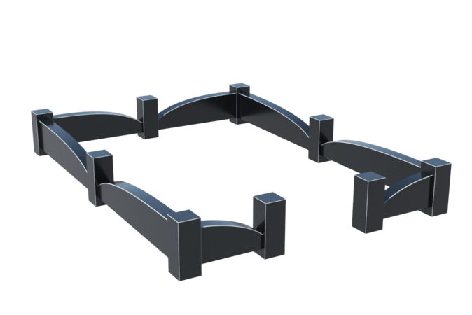 Цоколи на могилу в&nbsp;Новокуйбышевске | Цоколь на могилу №0038