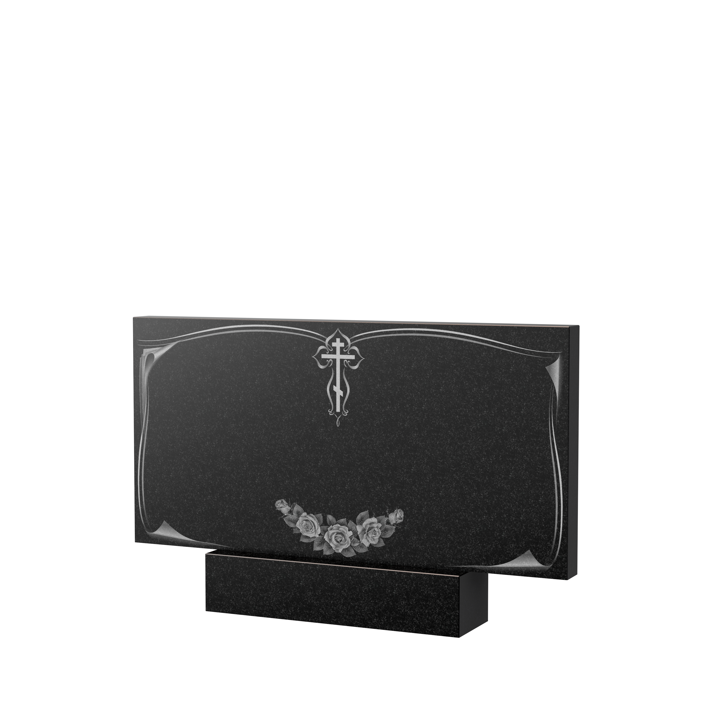 Художественное оформление памятника в&nbsp;Новокуйбышевске | Художественное оформление на гранитную стелу, рисунок ГХО-001