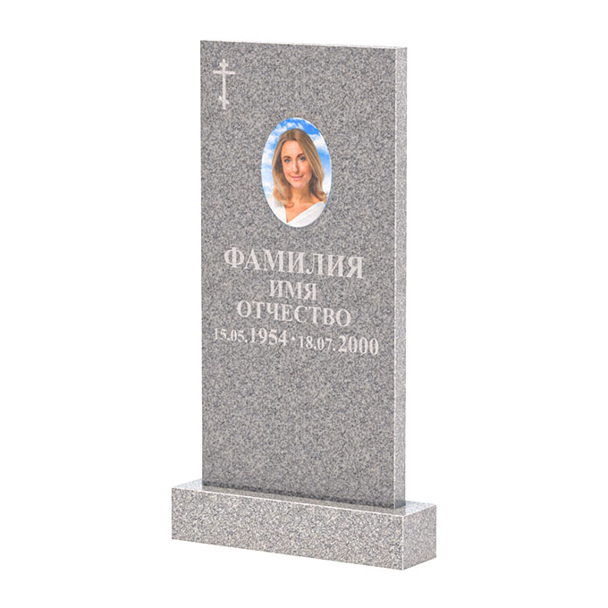 Памятники из цветного гранита в&nbsp;Новокуйбышевске | Памятник из Сибирского гранита прямой