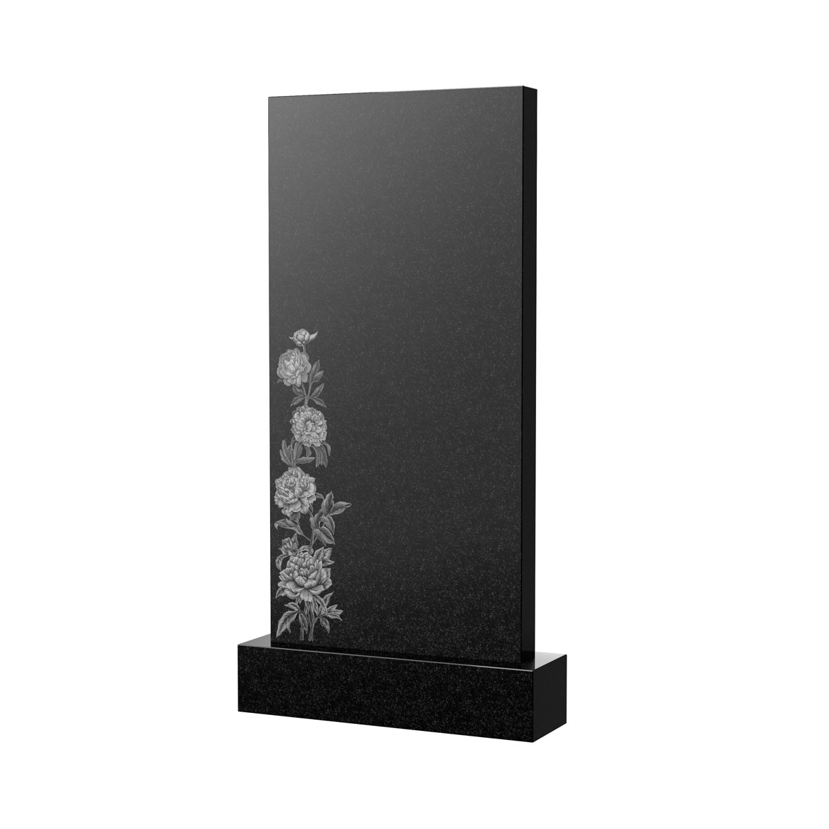 Художественное оформление памятника в&nbsp;Новокуйбышевске | Художественное оформление на гранитную стелу, рисунок ВХО-059