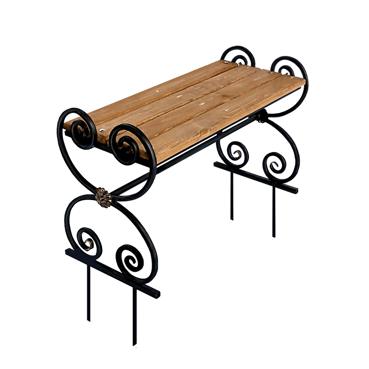 Кованые изделия в&nbsp;Новокуйбышевске | Кованая скамейка СТ.001