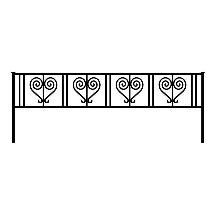 Кованые изделия в&nbsp;Новокуйбышевске | Кованая оградка ОГ.005