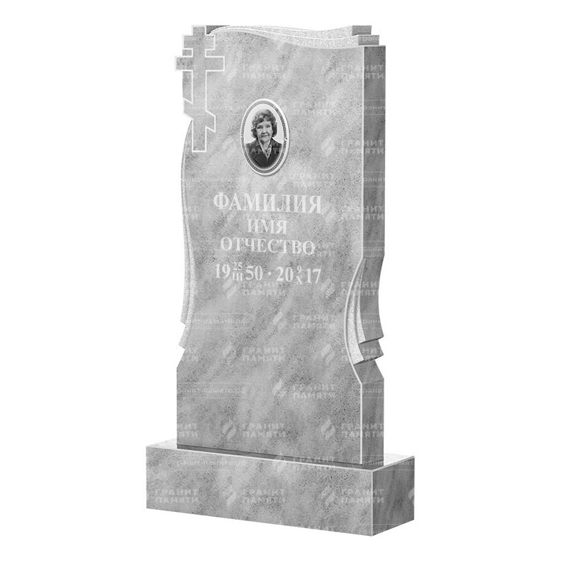 Памятники из мрамора в&nbsp;Новокуйбышевске | Мраморный памятник ФМ-185