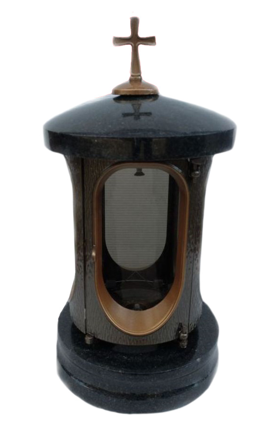 Лампадки из камня на могилу в&nbsp;Новокуйбышевске | Лампадка из гранита Габбро