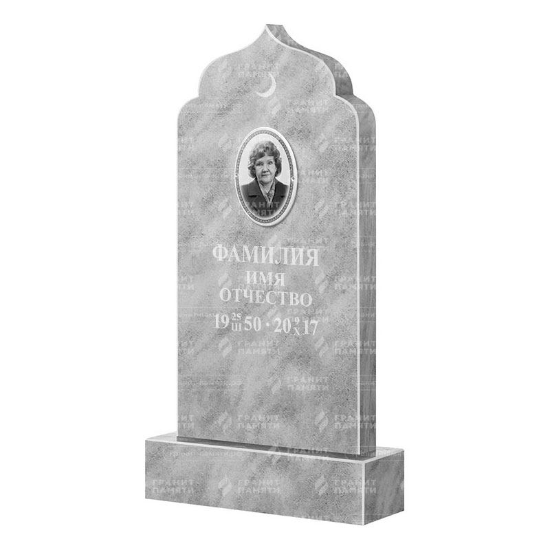 Бюджетные памятники в&nbsp;Новокуйбышевске | Мраморный памятник ФМ-037