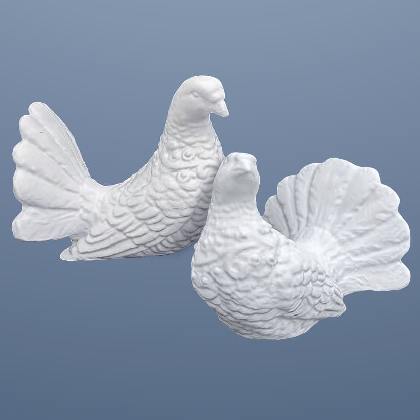 Скульптуры из искусственного мрамора в Новокуйбышевске | Голубь пара