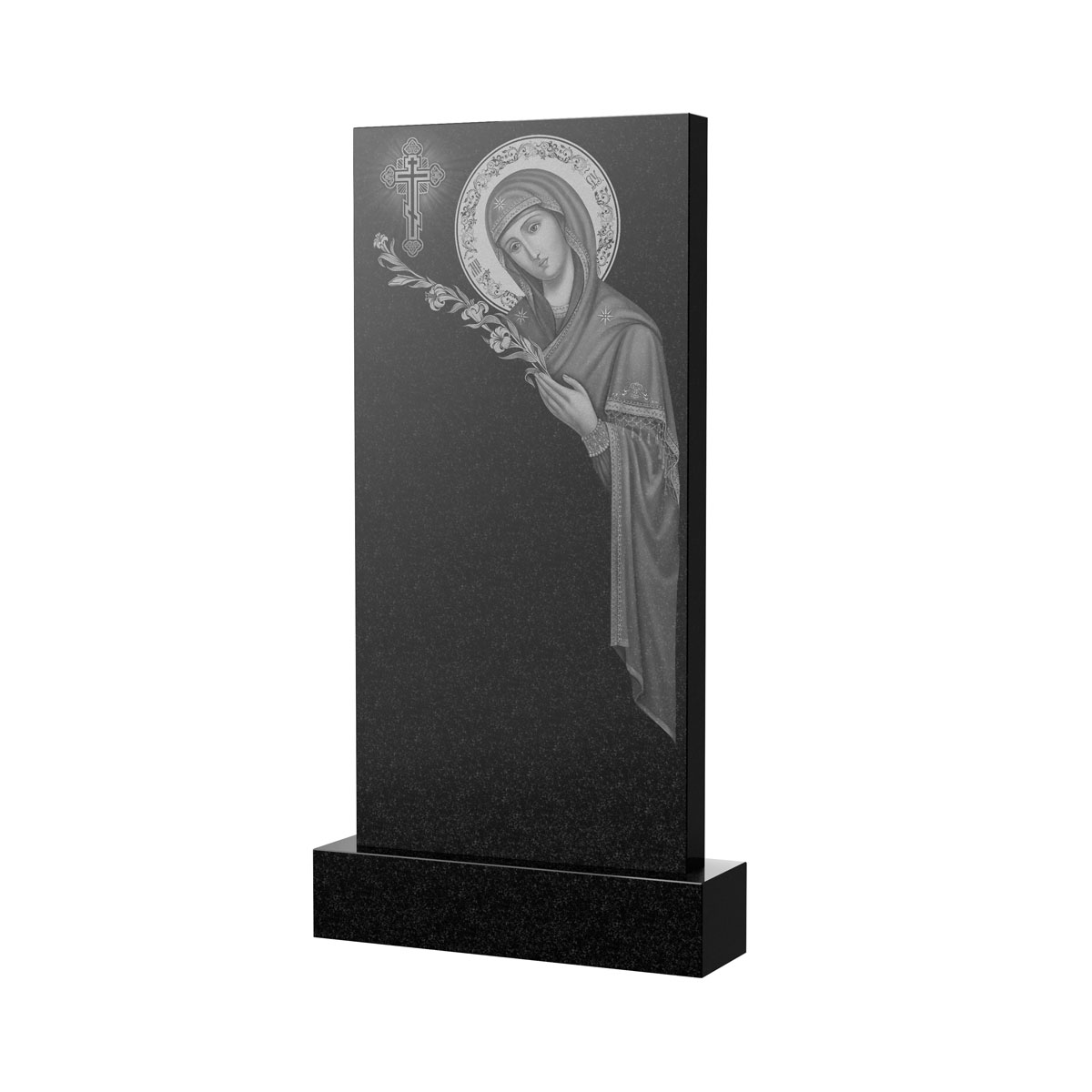 Художественное оформление памятника в&nbsp;Новокуйбышевске | Художественное оформление на гранитную стелу, рисунок ВХО-035