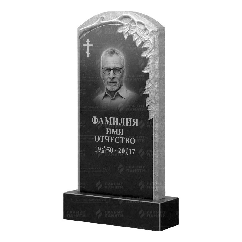 Памятники из гранита с деревом в&nbsp;Новокуйбышевске | Гранитный памятник ФГ-107