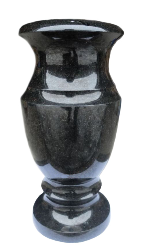 Вазы из камня в&nbsp;Новокуйбышевске | Ваза гранитная «Габбро 30»