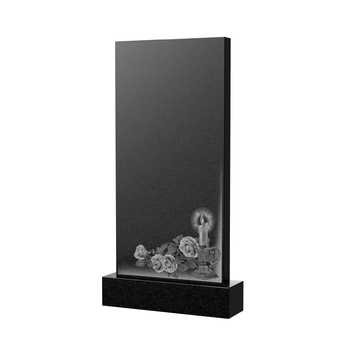 Художественное оформление памятника в&nbsp;Новокуйбышевске | Художественное оформление на гранитную стелу, рисунок ВХО-050