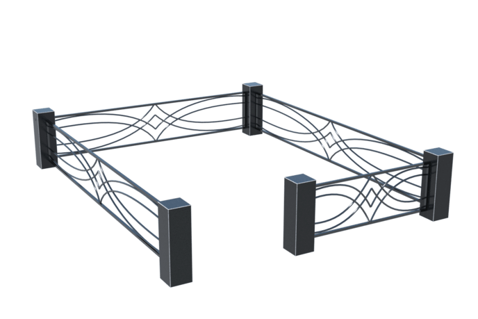 Цоколи на могилу в&nbsp;Новокуйбышевске | Цоколь на могилу №0047