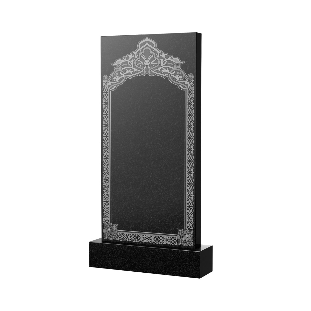 Художественное оформление памятника в&nbsp;Новокуйбышевске | Художественное оформление на гранитную стелу, рисунок ВХО-044