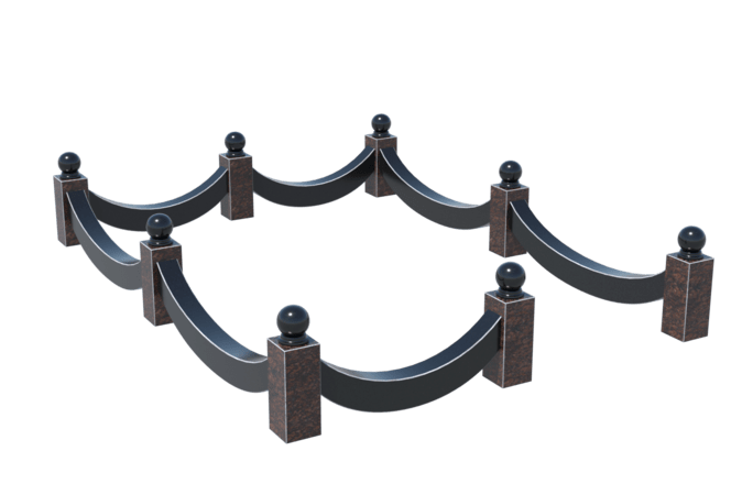 Цоколи на могилу в&nbsp;Новокуйбышевске | Цоколь на могилу №0026