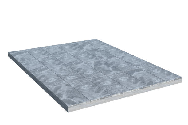 Площадки на могилу в&nbsp;Новокуйбышевске | Площадка с мраморной облицовкой