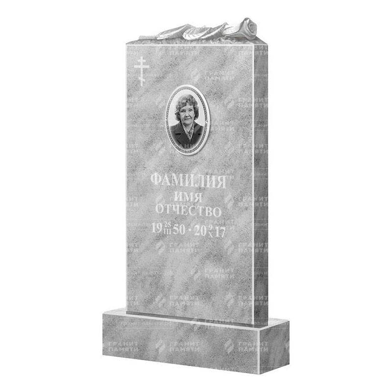 Памятники из мрамора в&nbsp;Новокуйбышевске | Мраморный памятник ФМ-105