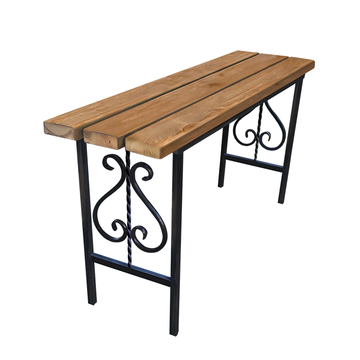 Кованые изделия в&nbsp;Новокуйбышевске | Кованая скамейка СТ.003