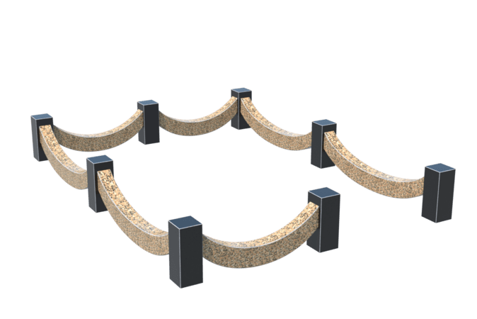 Цоколи на могилу в&nbsp;Новокуйбышевске | Цоколь на могилу №0028