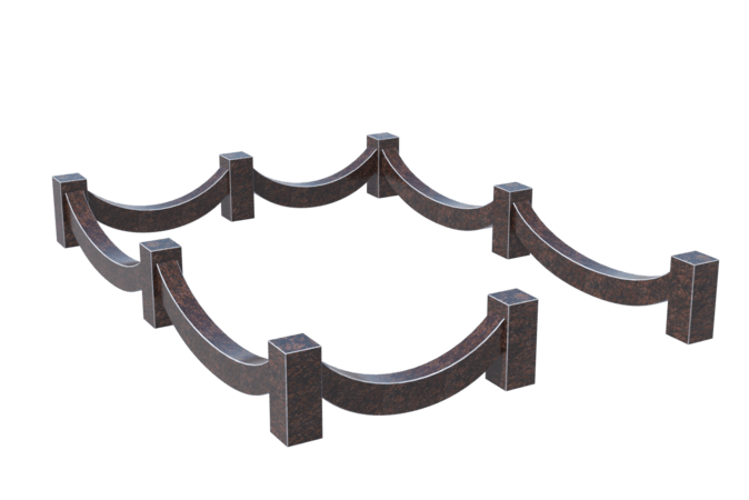 Цоколи на могилу в&nbsp;Новокуйбышевске | Цоколь на могилу №0025