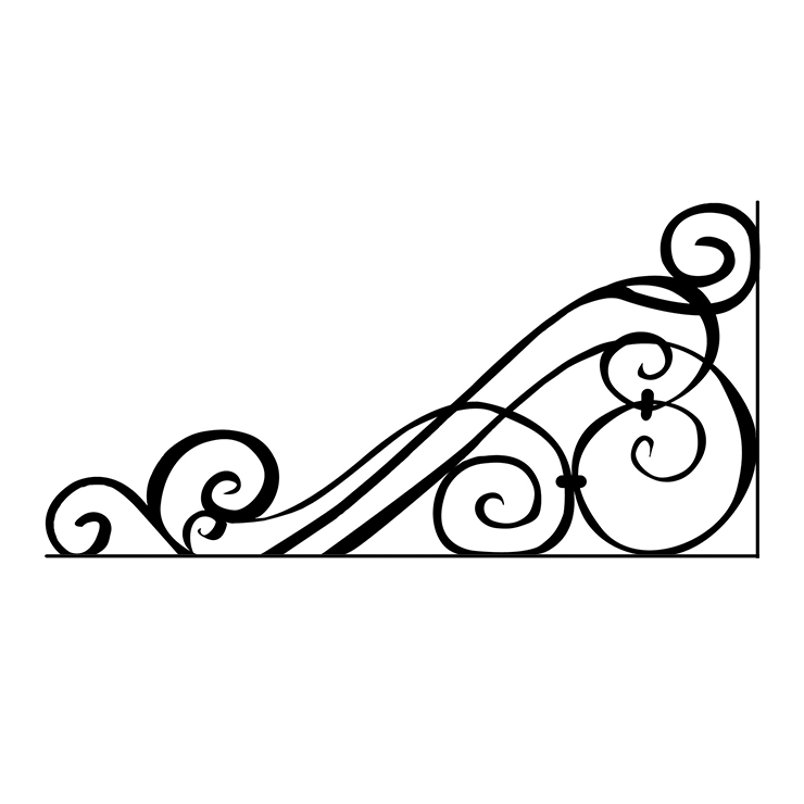 Кованые изделия в&nbsp;Новокуйбышевске | Кованый уголок УГ.006