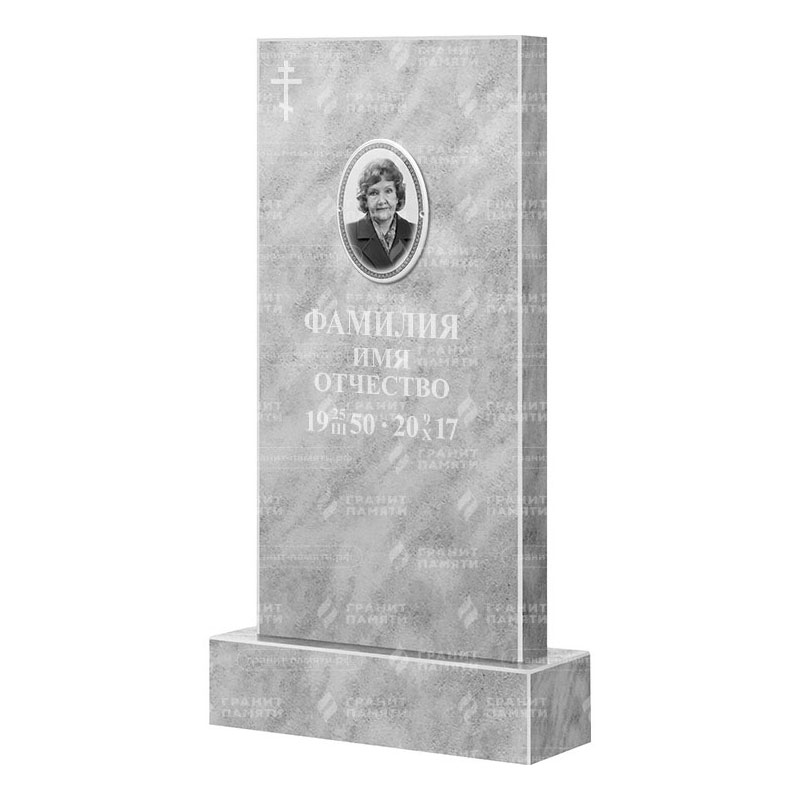 Памятники из мрамора в&nbsp;Новокуйбышевске | Мраморный памятник, прямой