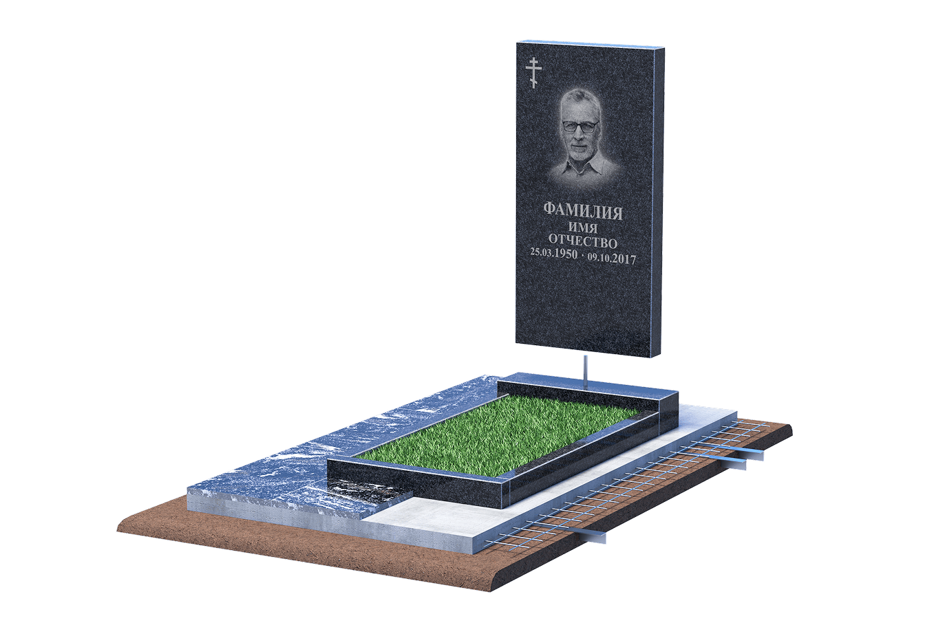 Установка памятника в Новокуйбышевске