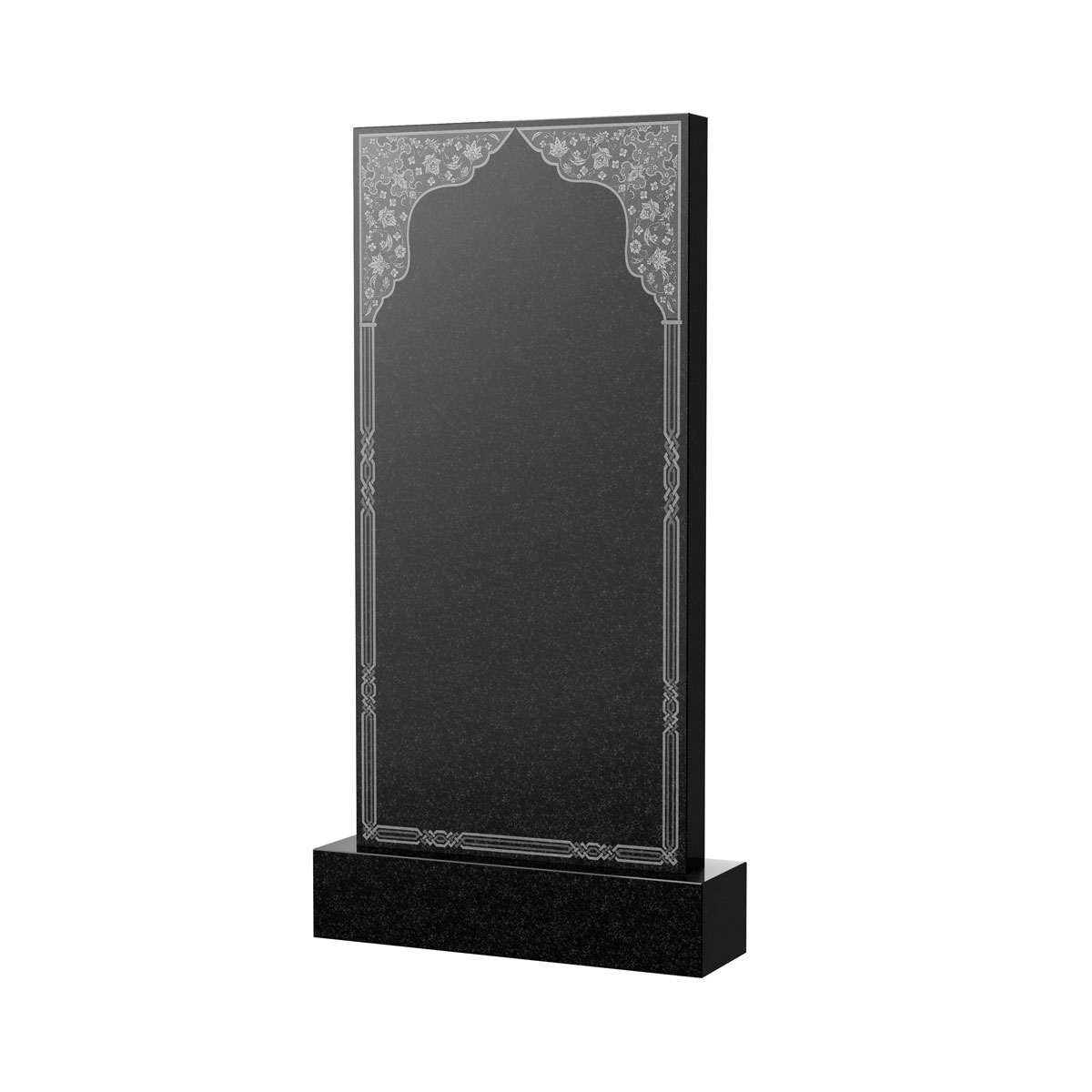 Художественное оформление памятника в&nbsp;Новокуйбышевске | Художественное оформление на гранитную стелу, рисунок ВХО-042