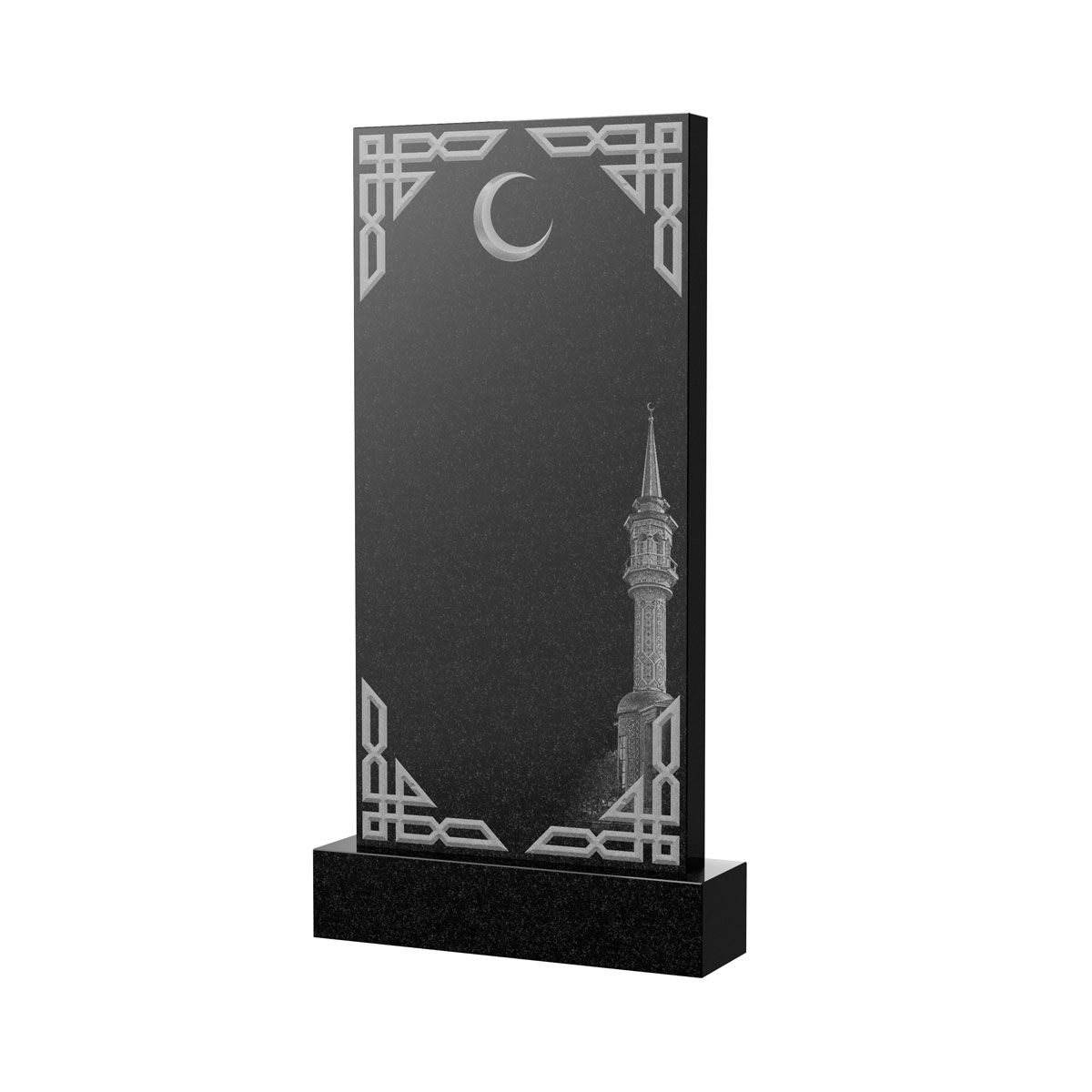 Художественное оформление памятника в&nbsp;Новокуйбышевске | Художественное оформление на гранитную стелу, рисунок ВХО-040