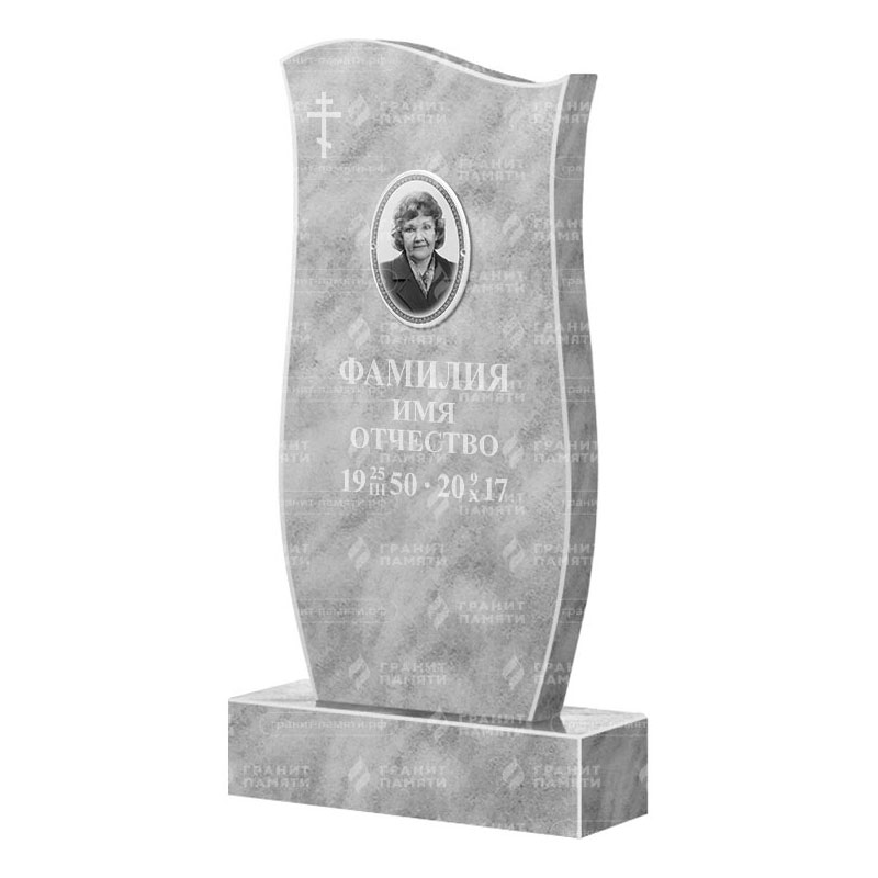 Бюджетные памятники в&nbsp;Новокуйбышевске | Мраморный памятник ФМ-033
