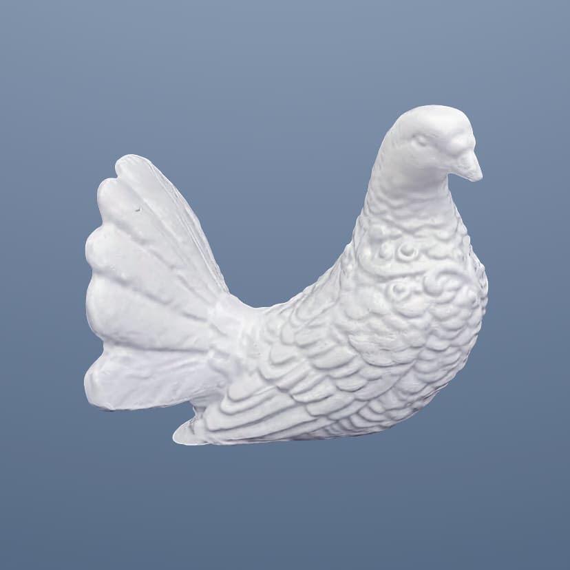 Скульптуры из искусственного мрамора в Новокуйбышевске | Голубь право