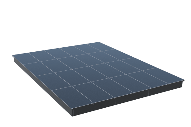 Площадки на могилу в&nbsp;Новокуйбышевске | Площадка с вертикальной (10 см) облицовкой гранитом Габбро