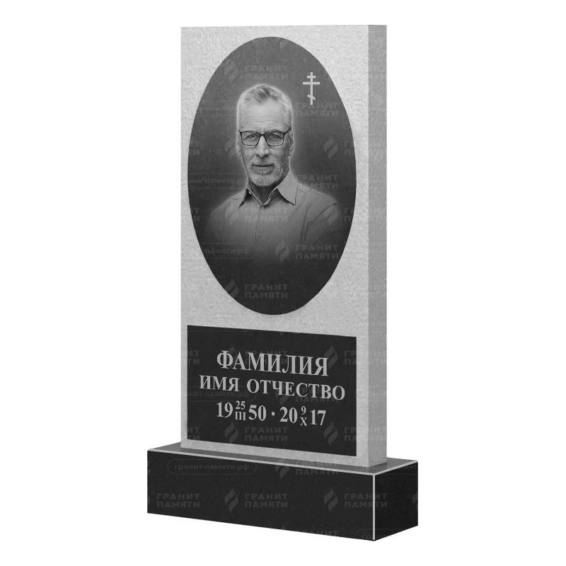 Памятники из гранита вертикальные в&nbsp;Новокуйбышевске | Гранитный памятник ФГ-166