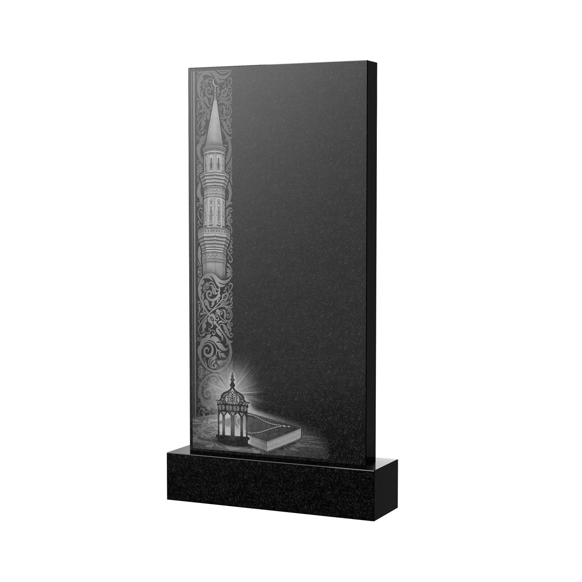 Художественное оформление памятника в&nbsp;Новокуйбышевске | Художественное оформление на гранитную стелу, рисунок ВХО-038