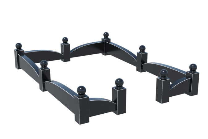 Цоколи на могилу в&nbsp;Новокуйбышевске | Цоколь на могилу №0039