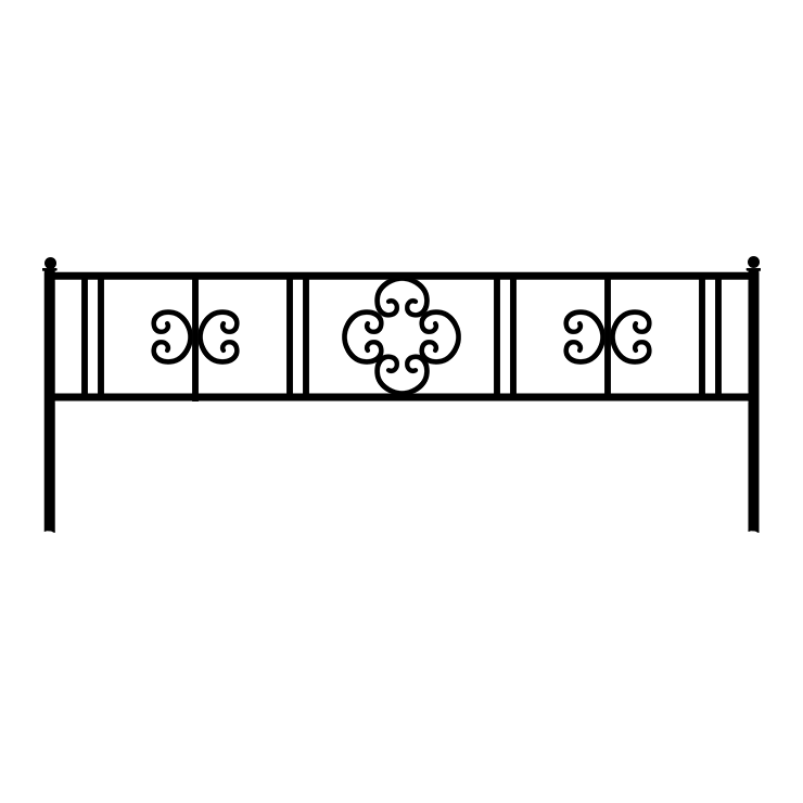 Кованые изделия в&nbsp;Новокуйбышевске | Кованая оградка ОГ.006