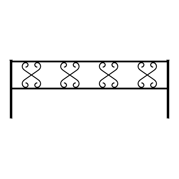 Металлические оградки, столы, скамейки в&nbsp;Новокуйбышевске | Оградка №1