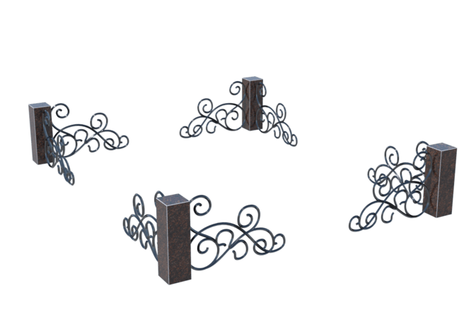 Цоколи на могилу в&nbsp;Новокуйбышевске | Цоколь на могилу №0048