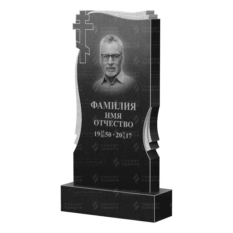 Памятники из гранита вертикальные в&nbsp;Новокуйбышевске | Гранитный памятник ФГ-185