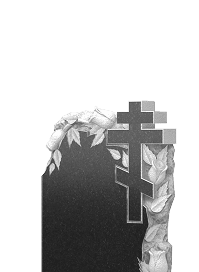 Памятники из гранита с цветами в Новокуйбышевске